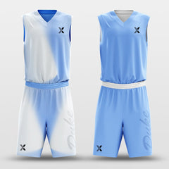 Cikers Sports Basketball Jersey Sky - Customized Reversible Sublimated Basketball Set