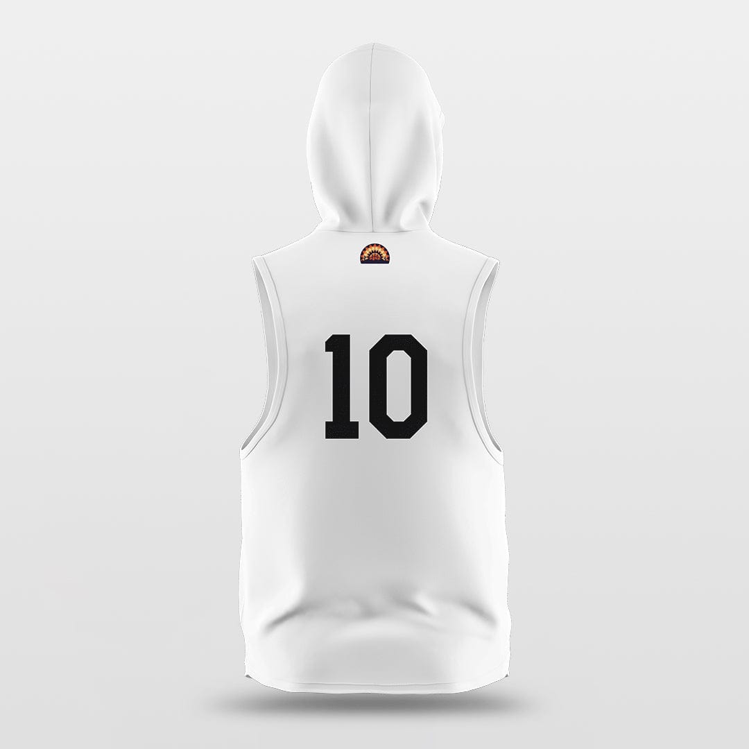 Cikers Sports Basketball Jersey Sun Fire - Customized Basketball Sleeveless Hoodies