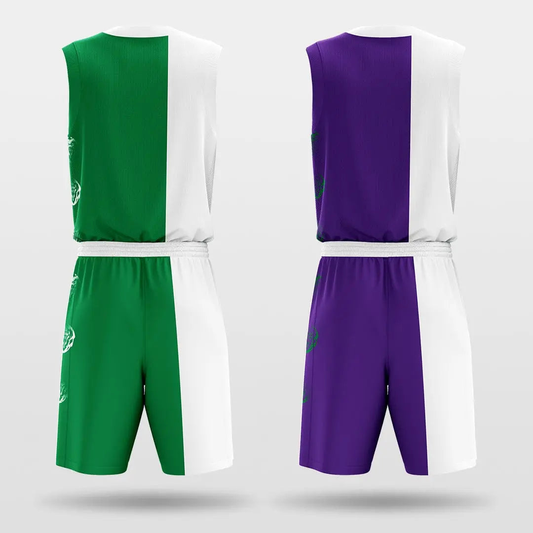 Cikers Sports Basketball Jersey Tai Chi - Customized Reversible Sublimated Basketball Set