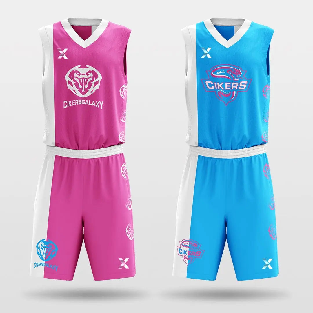 Cikers Sports Basketball Jersey Tai Chi - Customized Reversible Sublimated Basketball Set