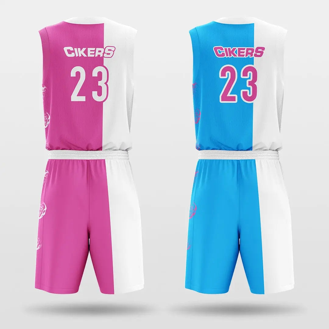 Cikers Sports Basketball Jersey Tai Chi - Customized Reversible Sublimated Basketball Set