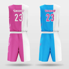 Cikers Sports Basketball Jersey Tai Chi - Customized Reversible Sublimated Basketball Set