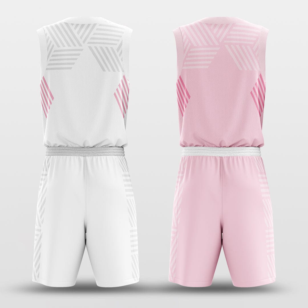 Cikers Sports Basketball Jersey Valentine's Day - Customized Reversible Sublimated Basketball Set