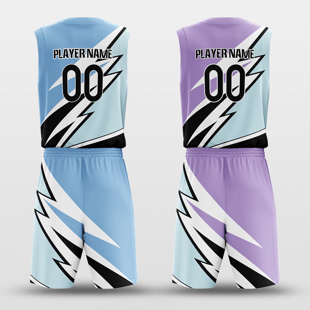 Cikers Sports Basketball Jersey Windstorm - Customized Reversible Sublimated Basketball Set