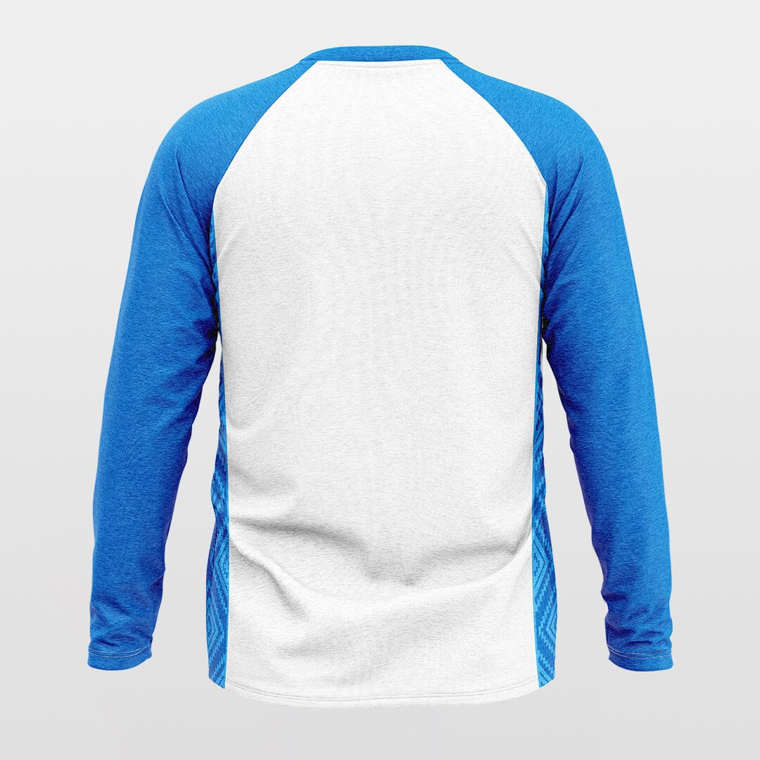Cikers Sports Basketball Shirts Ice Crystals - Customized Baggy Long Sleeve Shooting Jersey