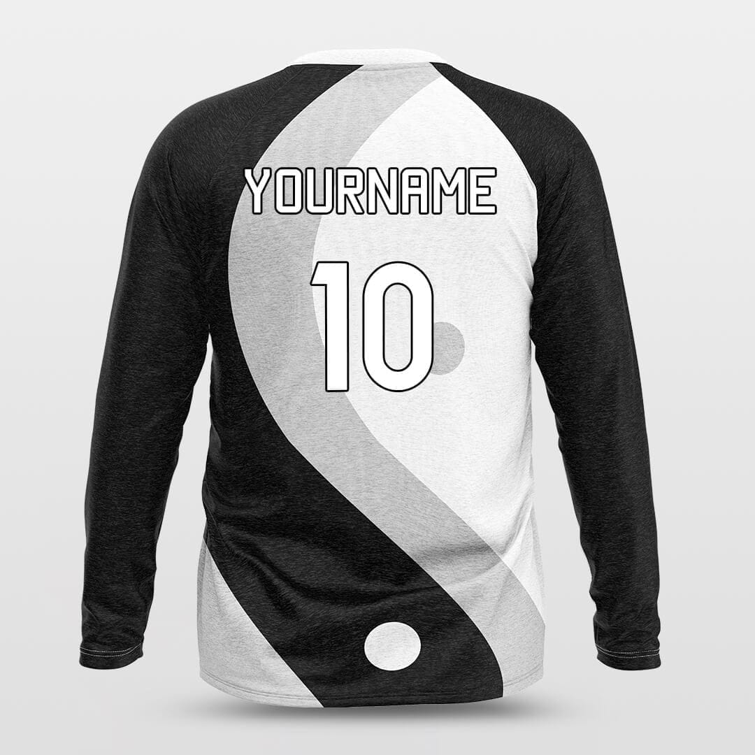 Cikers Sports Basketball Shirts Tai Chi - Customized Baggy Long Sleeve Shooting Jersey