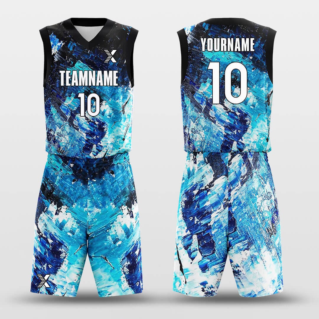 Cikers Sports Basketball Uniforms Abyss - Customized Basketball Jersey Set Sublimated BK160114S