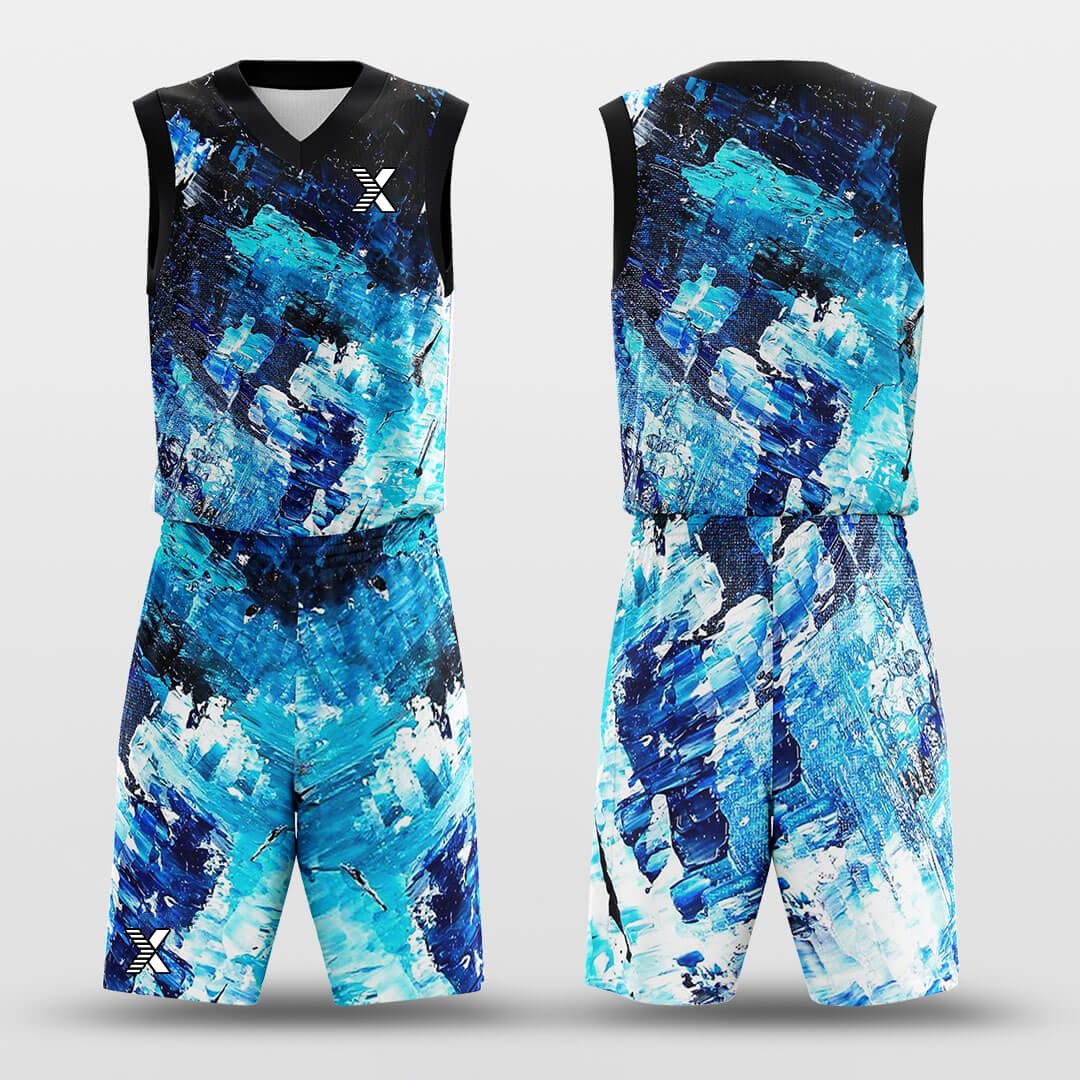 Cikers Sports Basketball Uniforms Abyss - Customized Basketball Jersey Set Sublimated BK160114S
