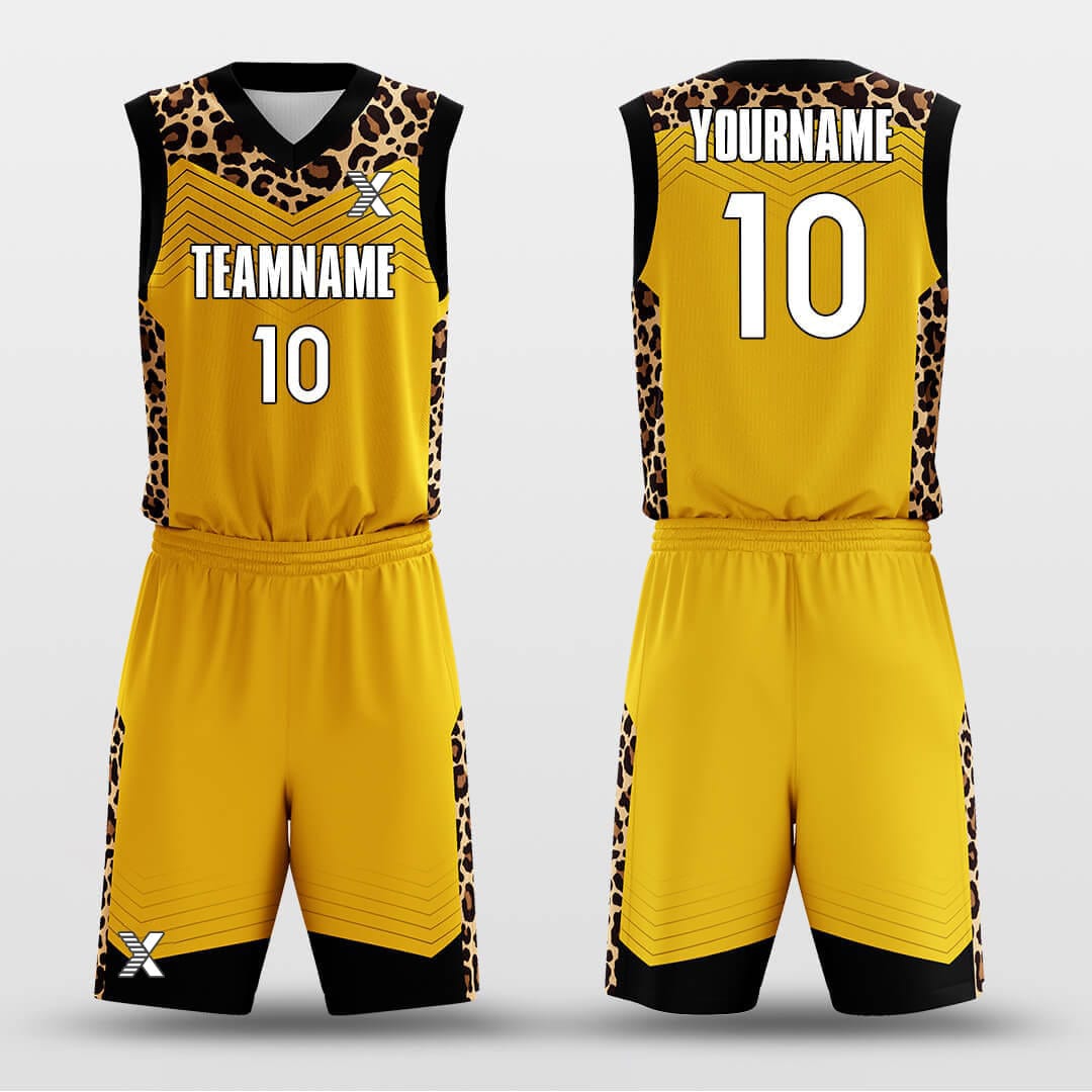 Cikers Sports Basketball Uniforms Animal Print - Customized Basketball Jersey Set Sublimated BK160628S