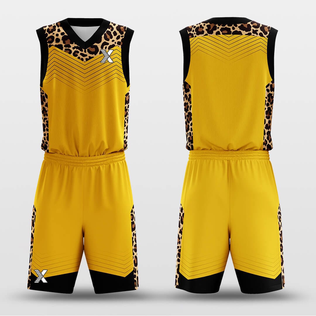 Cikers Sports Basketball Uniforms Animal Print - Customized Basketball Jersey Set Sublimated BK160628S