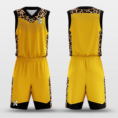 Cikers Sports Basketball Uniforms Animal Print - Customized Basketball Jersey Set Sublimated BK160628S