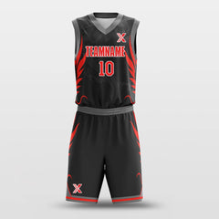 Cikers Sports Basketball Uniforms Black / 2XS Black Dragon - Customized Basketball Jersey Set Design BK160131S
