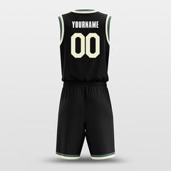 Cikers Sports Basketball Uniforms Black Khaki - Custom Basketball Jersey Design for Team