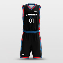Cikers Sports Basketball Uniforms Black / S Pen Ink - Custom Sublimated Basketball Uniform Set