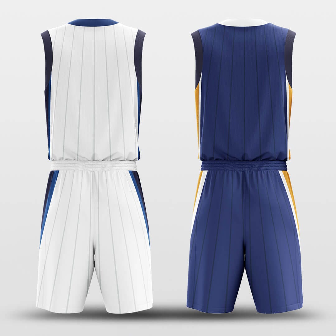 Cikers Sports Basketball Uniforms Blade Point - Customized Reversible Basketball Jersey Set Design