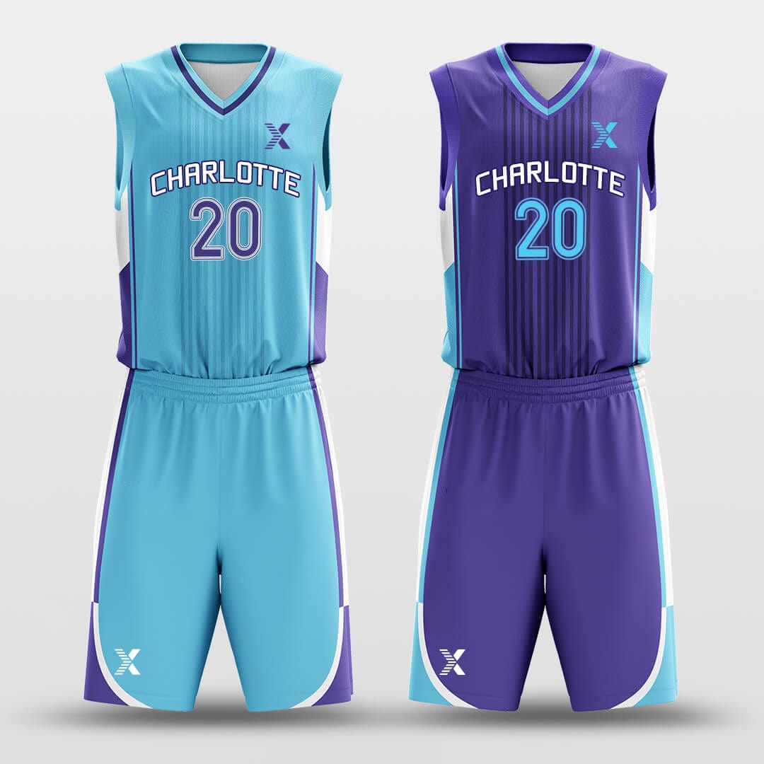 Cikers Sports Basketball Uniforms Blue Bay - Custom Reversible Sublimated Basketball Jersey Set