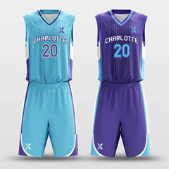 Cikers Sports Basketball Uniforms Blue Bay - Custom Reversible Sublimated Basketball Jersey Set