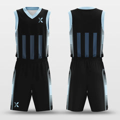 Cikers Sports Basketball Uniforms Blue Guard - Customized Basketball Jersey Set Design