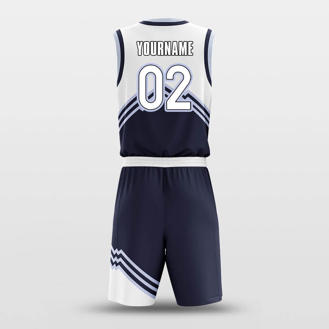 Cikers Sports Basketball Uniforms Blue Mountain - Customized Basketball Jersey Set Sublimated