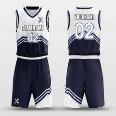 Cikers Sports Basketball Uniforms Blue Mountain - Customized Basketball Jersey Set Sublimated
