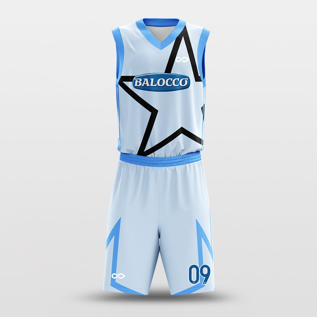 Cikers Sports Basketball Uniforms Blue / S Superstar - Custom Sublimated Basketball Uniform Set