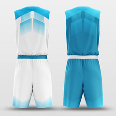 Cikers Sports Basketball Uniforms Blue Sky - Custom Reversible Sublimated Basketball Jersey Set