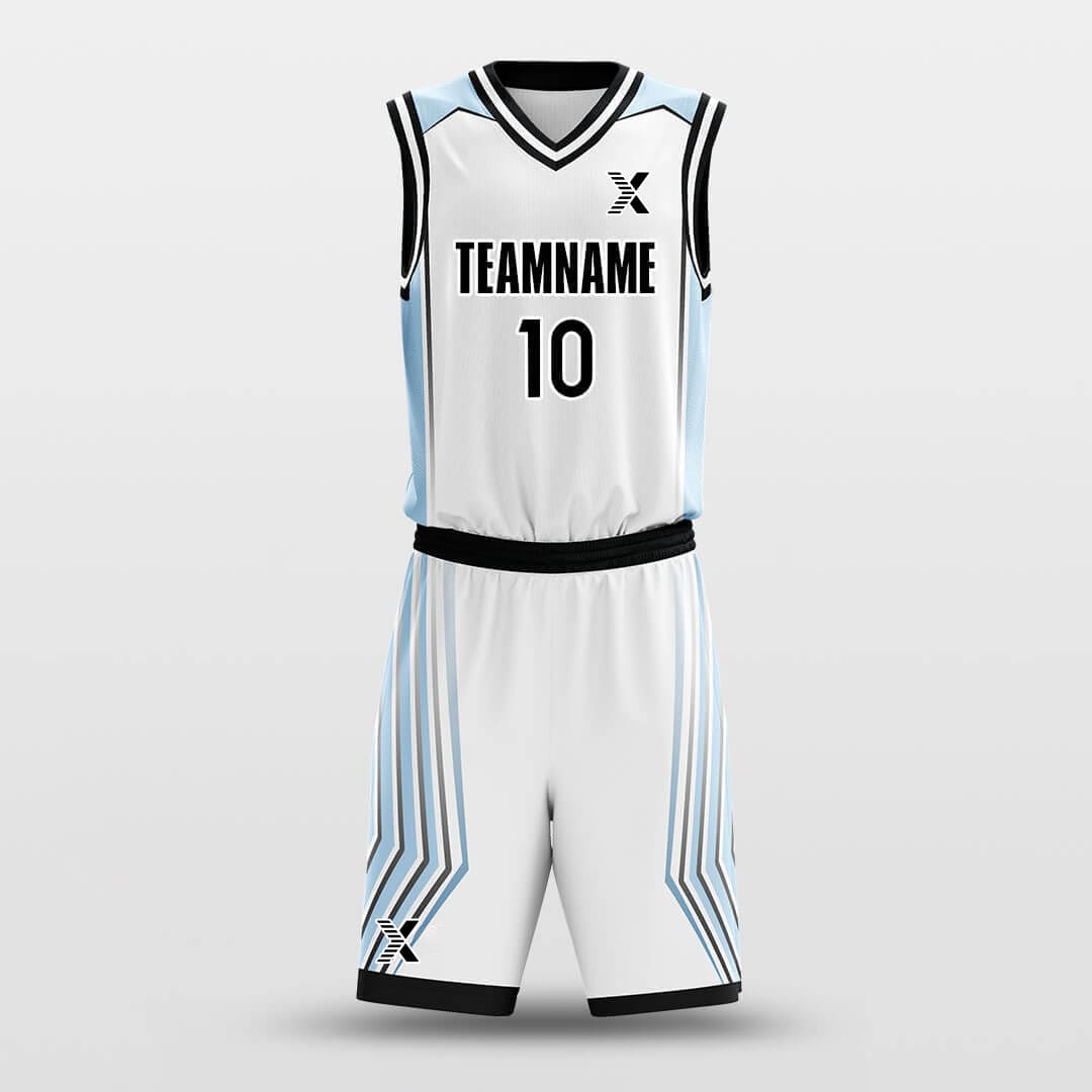 Cikers Sports Basketball Uniforms Blue speed - Customized Basketball Jersey Set Sublimated
