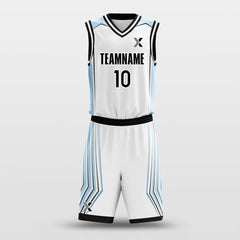 Cikers Sports Basketball Uniforms Blue speed - Customized Basketball Jersey Set Sublimated
