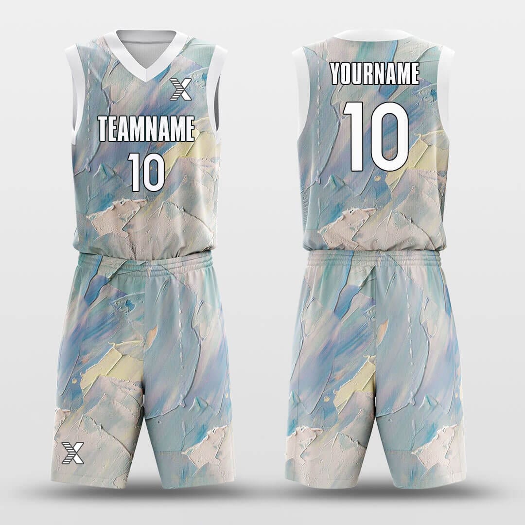 Cikers Sports Basketball Uniforms Brilliant - Customized Basketball Jersey Set Sublimated BK160115S