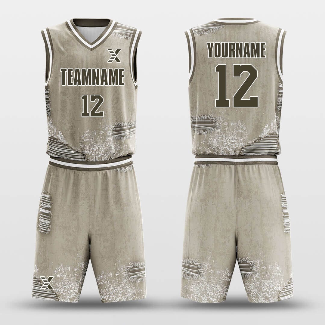 Cikers Sports Basketball Uniforms Broken Hole2 - Customized Basketball Jersey Set Design BK160111S