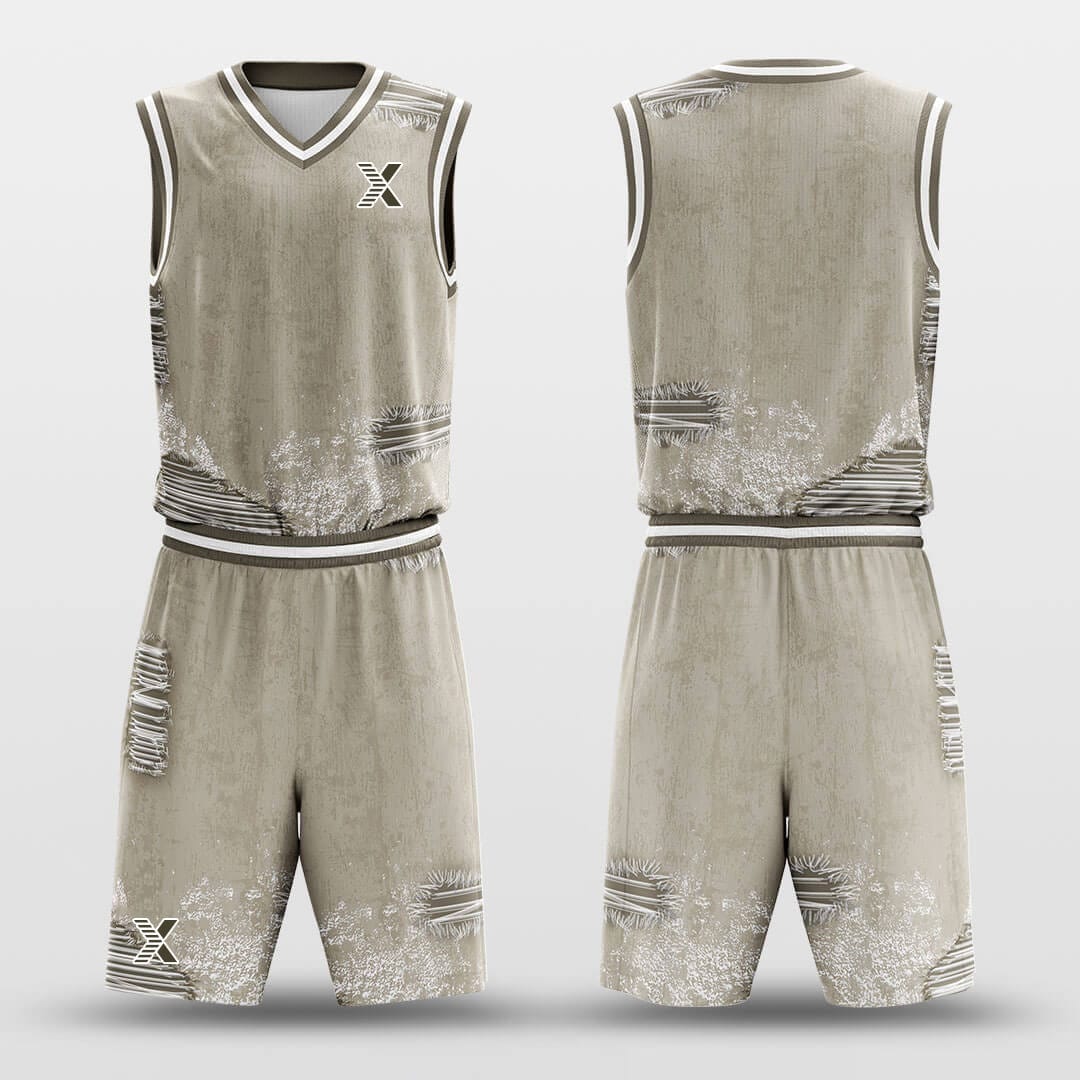 Cikers Sports Basketball Uniforms Broken Hole2 - Customized Basketball Jersey Set Design BK160111S