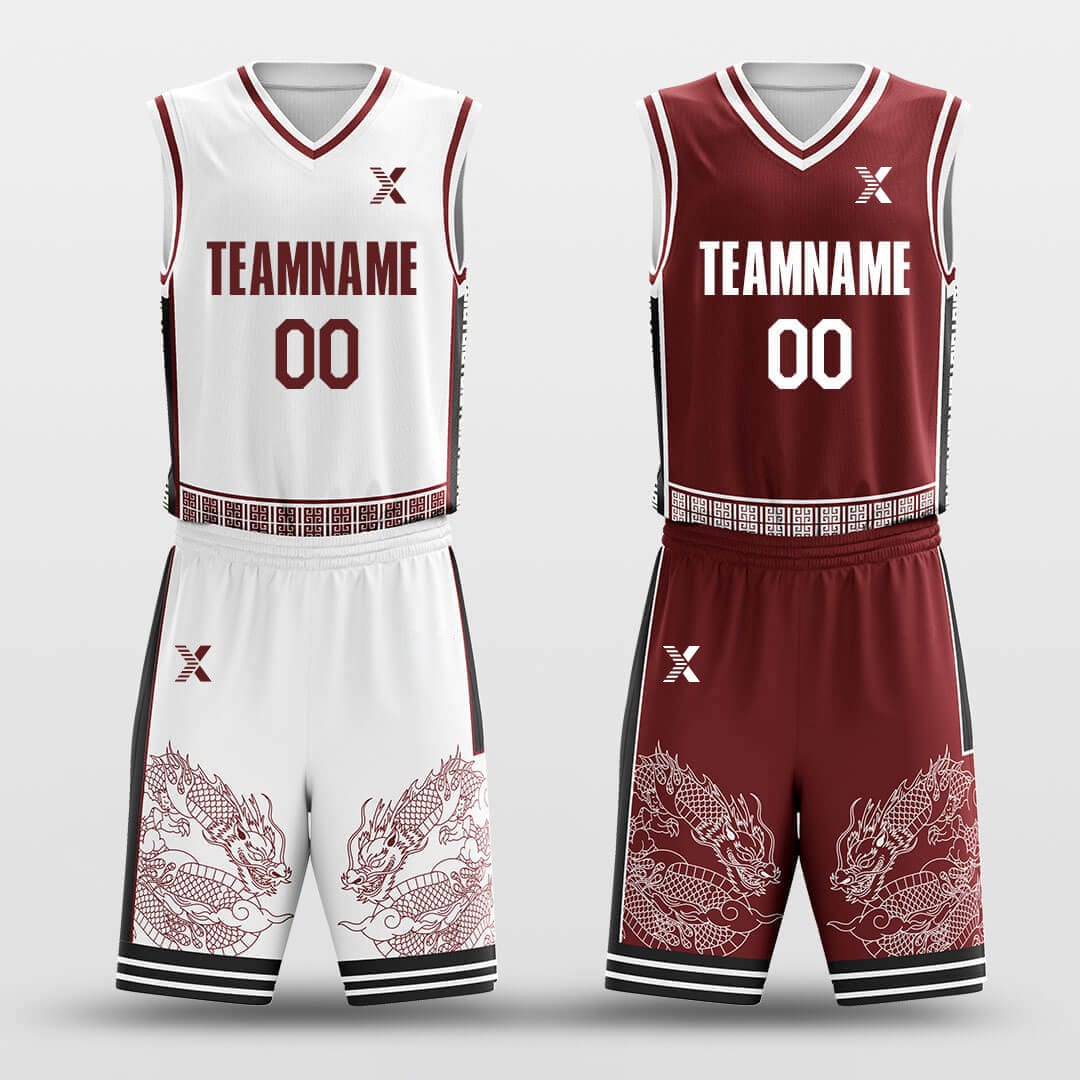 Cikers Sports Basketball Uniforms Broom - Custom Reversible Basketball Jersey Set Sublimated BK260603S
