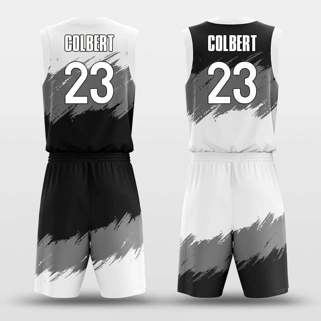 Cikers Sports Basketball Uniforms Brushes - Customized Reversible Basketball Jersey Set Design BK260109S