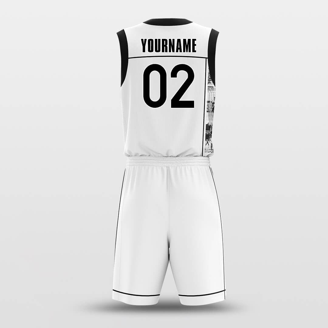 Cikers Sports Basketball Uniforms Caricature - Customized Basketball Jersey Set Design