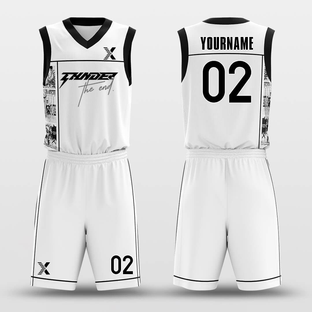 Cikers Sports Basketball Uniforms Caricature - Customized Basketball Jersey Set Design