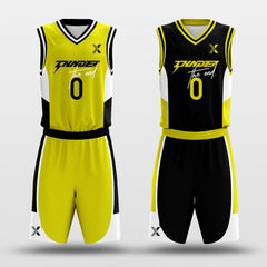 Cikers Sports Basketball Uniforms Chewing Gum - Custom Reversible Sublimated Basketball Jersey Set