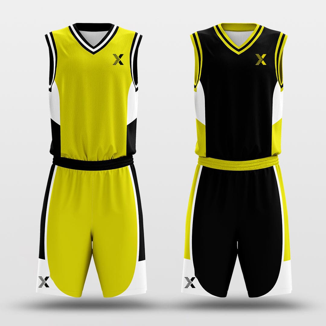 Cikers Sports Basketball Uniforms Chewing Gum - Custom Reversible Sublimated Basketball Jersey Set