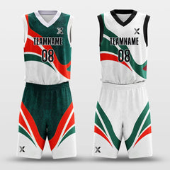 Cikers Sports Basketball Uniforms Christmas Antlers - Customized Reversible Basketball Jersey Set Design