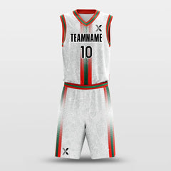Cikers Sports Basketball Uniforms Christmas Map - Customized Basketball Jersey Set Design