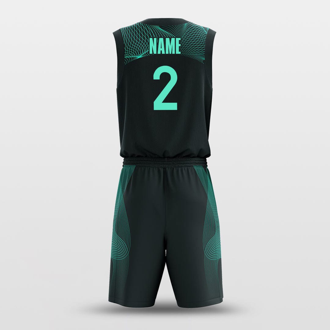Cikers Sports Basketball Uniforms Classic Grid - Customized Basketball Jersey Design for Team