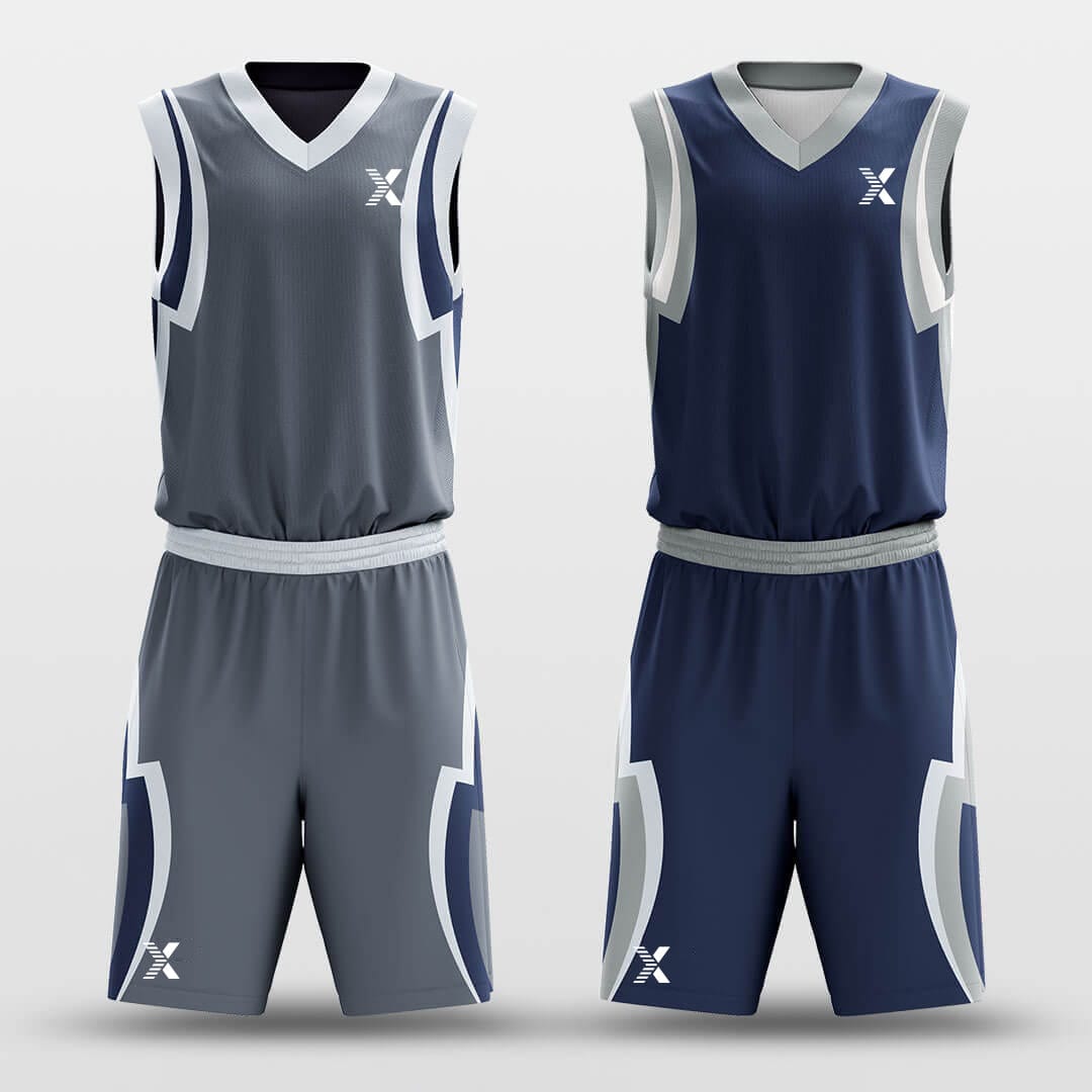 Cikers Sports Basketball Uniforms Darts - Customized Reversible Basketball Jersey Set Design BK260106S