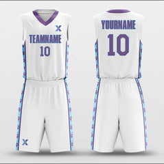 Cikers Sports Basketball Uniforms Diamond - Customized Basketball Jersey Set Sublimated BK160625S