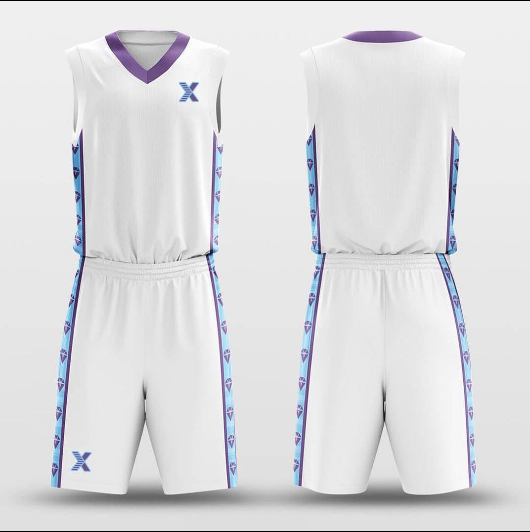 Cikers Sports Basketball Uniforms Diamond - Customized Basketball Jersey Set Sublimated BK160625S