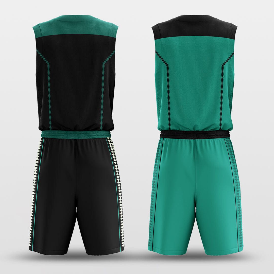 Cikers Sports Basketball Uniforms Direction - Customized Reversible Sublimated Basketball Uniforms