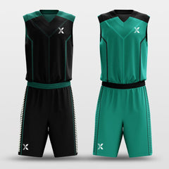 Cikers Sports Basketball Uniforms Direction - Customized Reversible Sublimated Basketball Uniforms