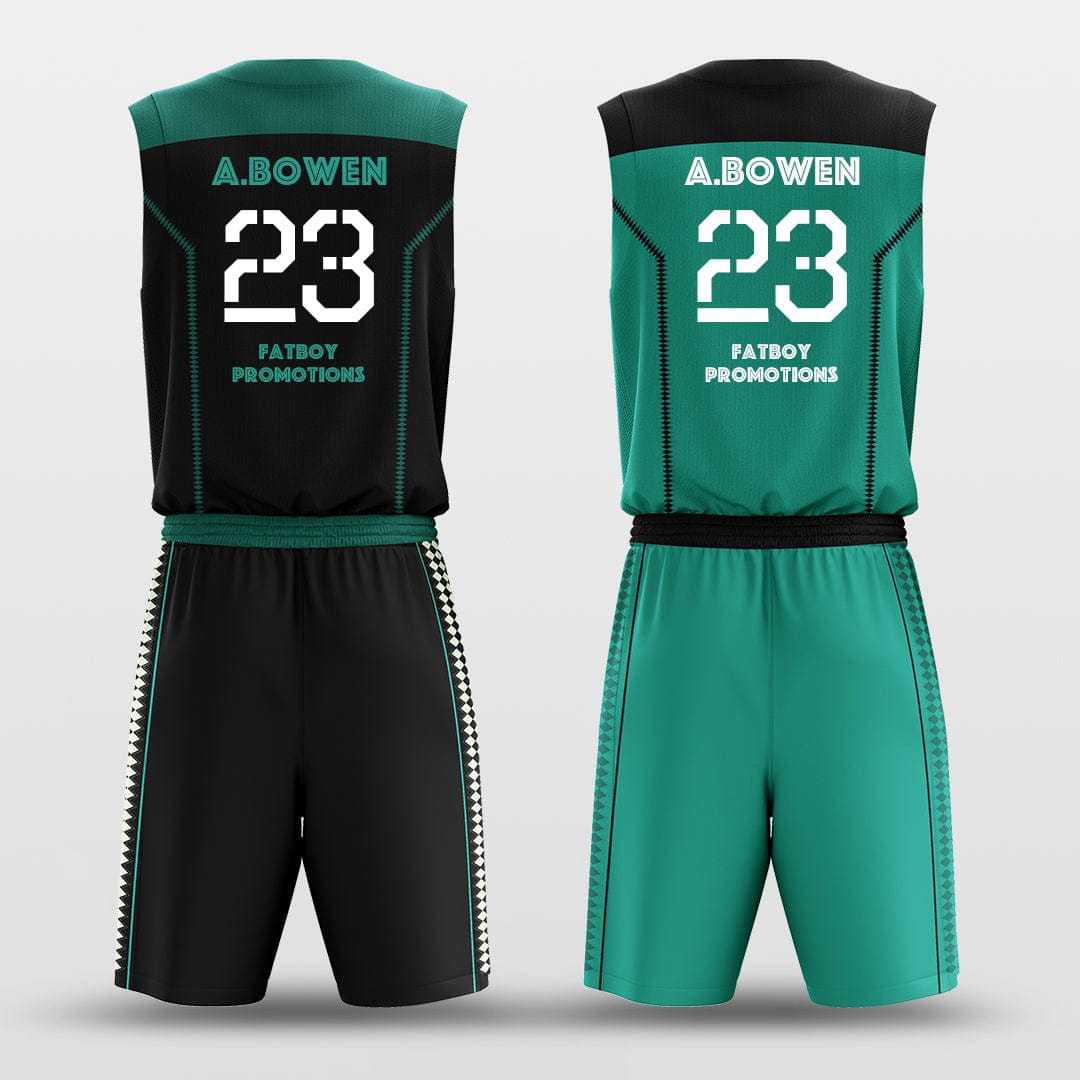 Cikers Sports Basketball Uniforms Direction - Customized Reversible Sublimated Basketball Uniforms