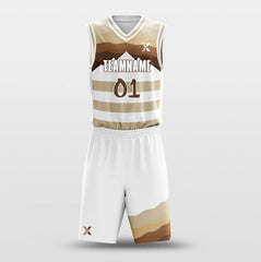 Cikers Sports Basketball Uniforms Dune - Customized Basketball Jersey Set Sublimated