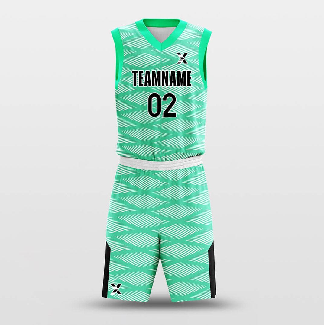 Cikers Sports Basketball Uniforms Fan Blade - Customized Basketball Jersey Set Design