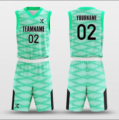 Cikers Sports Basketball Uniforms Fan Blade - Customized Basketball Jersey Set Design