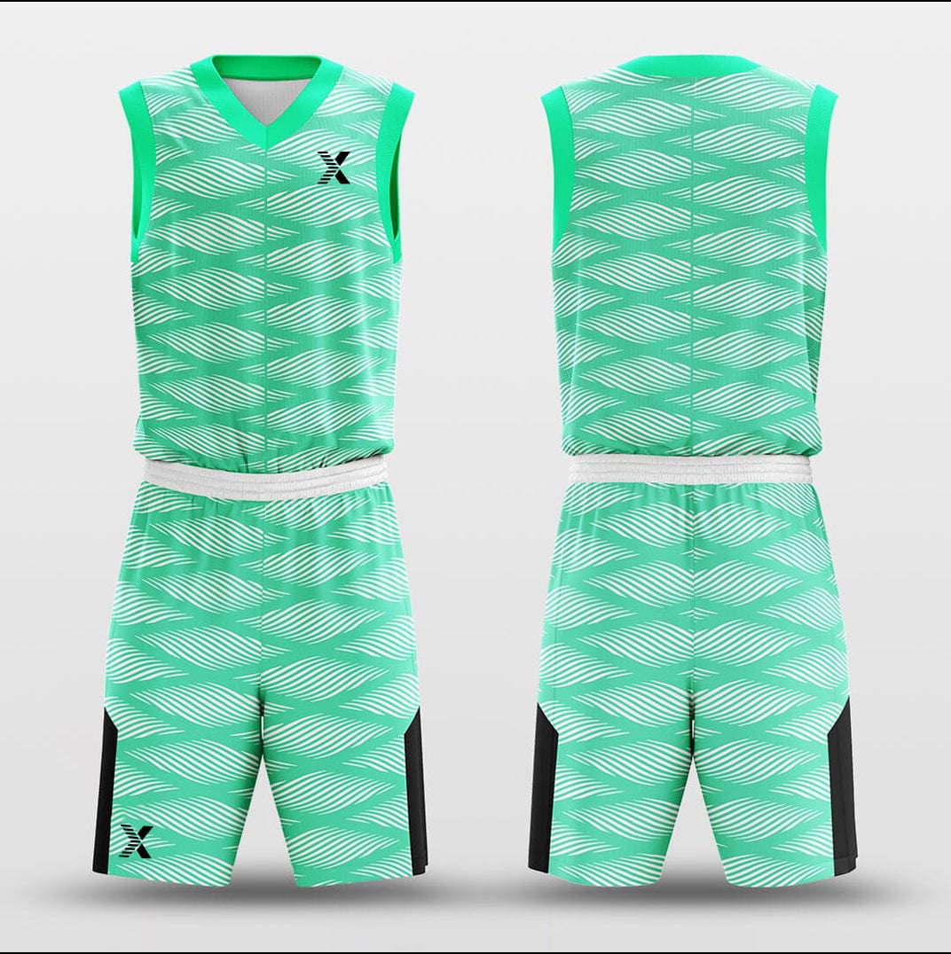 Cikers Sports Basketball Uniforms Fan Blade - Customized Basketball Jersey Set Design